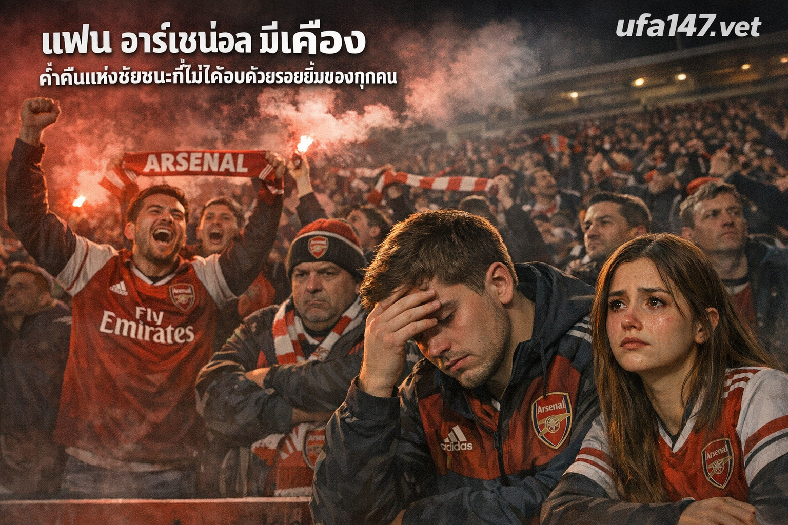แฟน อาร์เซน่อล มีเคือง ค่ำคืนแห่งชัยชนะที่ไม่ได้จบด้วยรอยยิ้มของทุกคน
