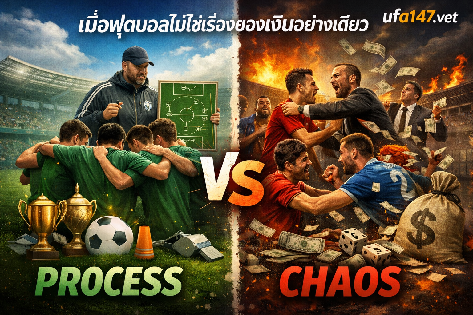 Process vs Chaos เมื่อฟุตบอลไม่ใช่เรื่องของเงินอย่างเดียว